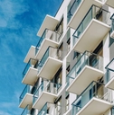 View of condos from exterior