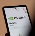 Nvidia on the screen of an exchange