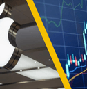apple logo and stock market