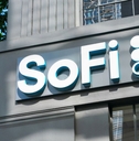 sofi logo at headquarters in san francisco, ca