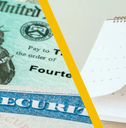 social security check and calendar