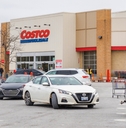 Costco parking lot full