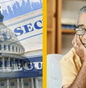 social security and worried older man