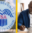 social security administration and man in his 60s