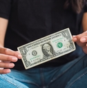 A dollar bill