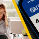 stressed female employee and 401k plan