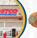 Costco storefront next to velvet pumpkin