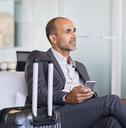 Man waiting in lounge