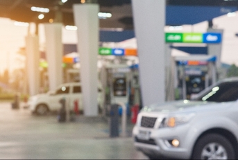 gas station