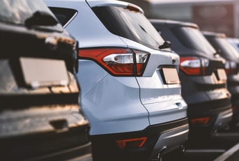 Row of cars