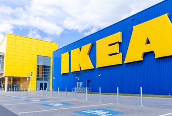 IKEA branch on a warehouse in Nuremberg