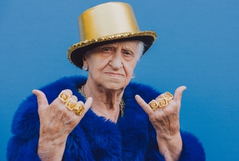 rich retired woman