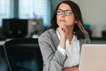 Woman thinking