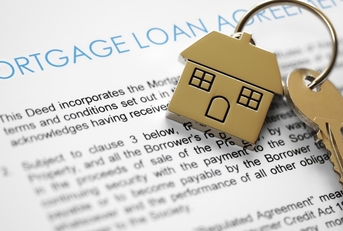 Keys on a mortgage application