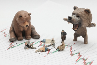 a figure of social problem withe the bear market