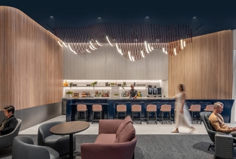 Airport lounge bar