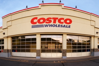 front side of costco wholesale store in wharton