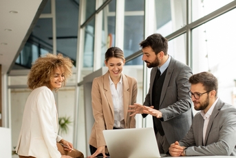 business people working together in the office