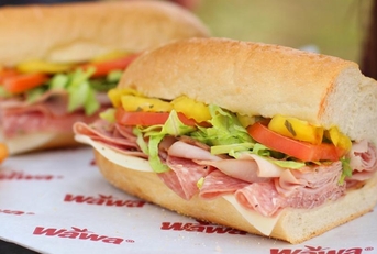 A Wawa Italian hoagie