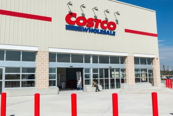 entrance gate of getafe costco wholesale store on sunny day