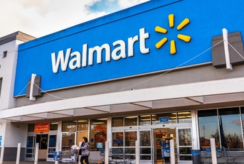people shopping at a Walmart store