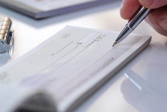 writing a cheque