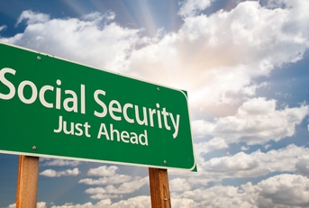 social security road sign