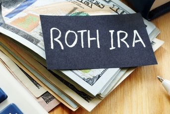 Conceptual handwritten text showing ROTH IRA