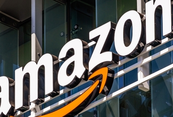 amazon logo outside official building in silicon valley at san francisco during day time