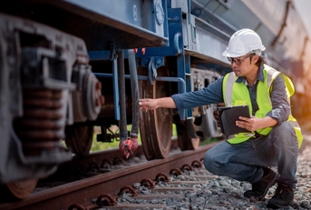 engineer under inspection and checking construction