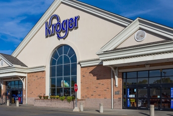 Entrance of Kroger grocery store