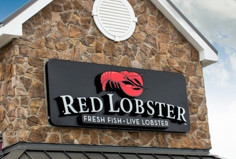 red lobster sign board outside restaurant
