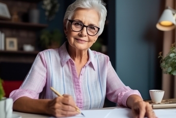 pensioner saving pension for utility bills