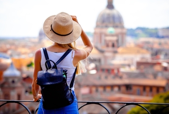 female traveler
