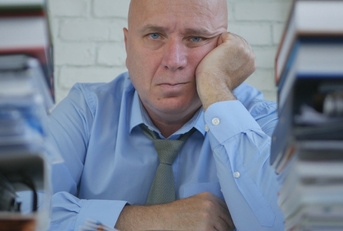 english businessman stressed at work