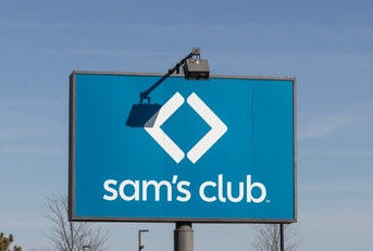 sam&#x27;s club warehouse sign board