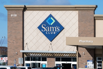 Sam’s club store front USA