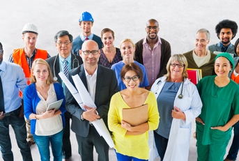 diverse multiethnic people