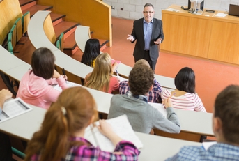 students at the lecture hall