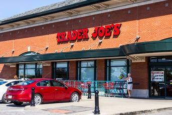 cars outside trader joe's store