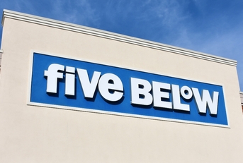 five below store sign