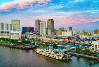 new orleans louisiana downtown skyline