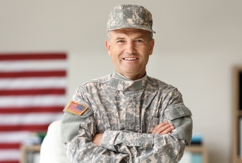 mature male soldier