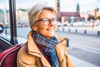 woman traveling in stockholm