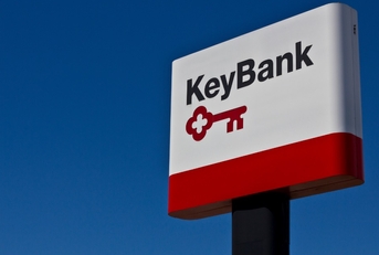 keybank billboard outdoors during day