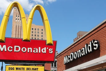 McDonald&#x27;s restaurant in Chicago.