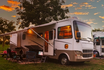 sunset at rv park
