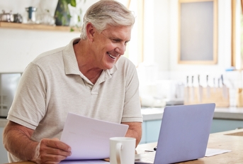 elderly male investor