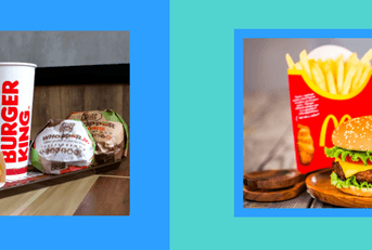 burger king meal versus a mcdonald&#x27;s meal