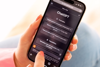 home screen of chatgpt